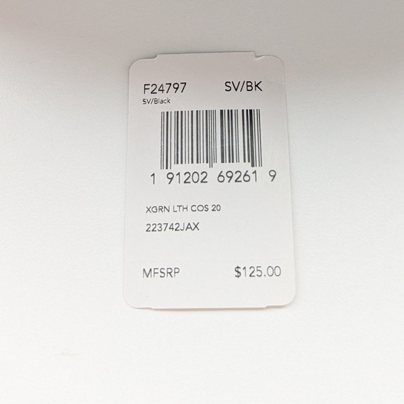 NWOT Coach Black Zippered  Leather Toiletry/Travel/Cosmetic/Case/Bag - Picture 5 of 12